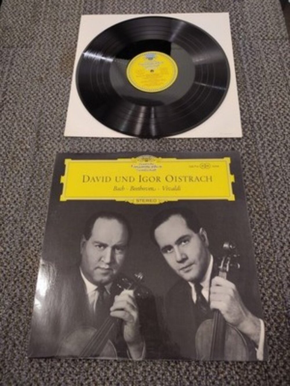 David und Igor Oistrach - Back Beethoven Vivaldi - Deutsche Grammophon Vinyl